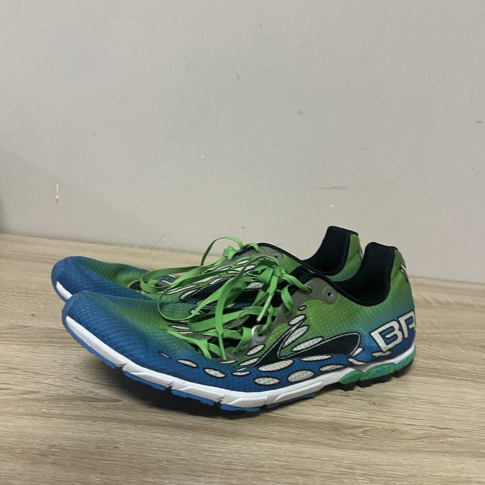 Brooks Mens Size 10 D Mach Featherlite Spike Lace… - image 1